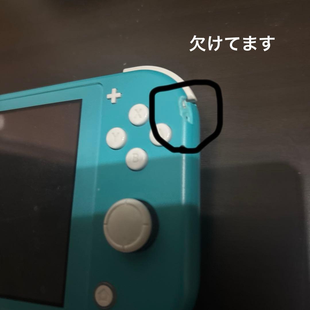 Switchライト　ターコイズジャンク品