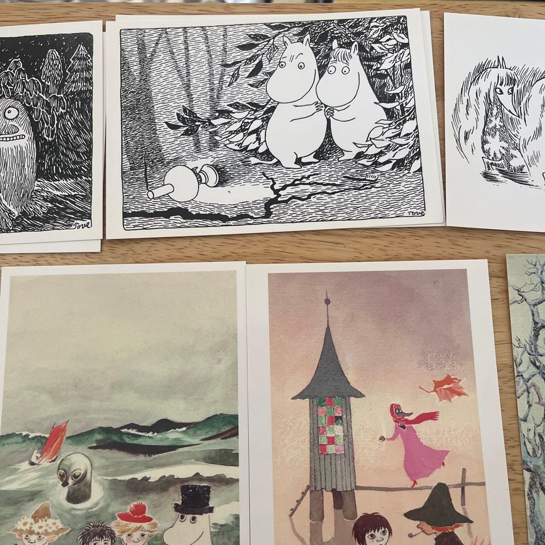 ムーミン　海外　ポストカード　11枚　同柄2枚が3種