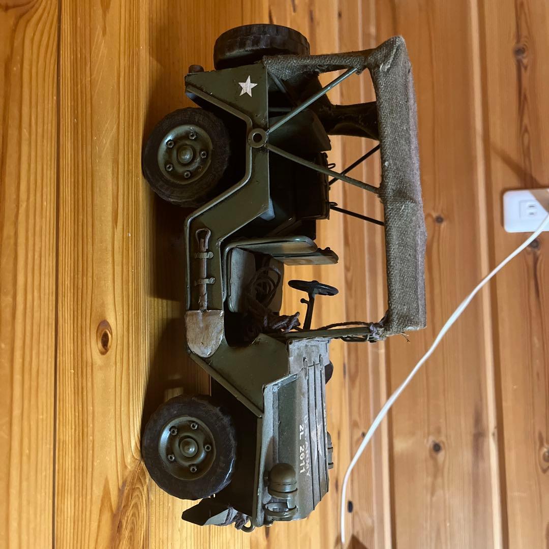 jeepメタル ブリキ ミリタリー　日本未発売