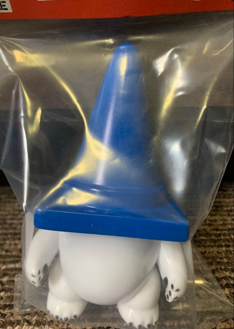 白熊屋 ソフビ 白熊安全 青 白色 BLUE WHITEミドル 新品 未開封