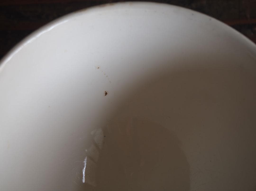 しろくま___グリザイユ カフェオレボウル トランスファーウエア/K275