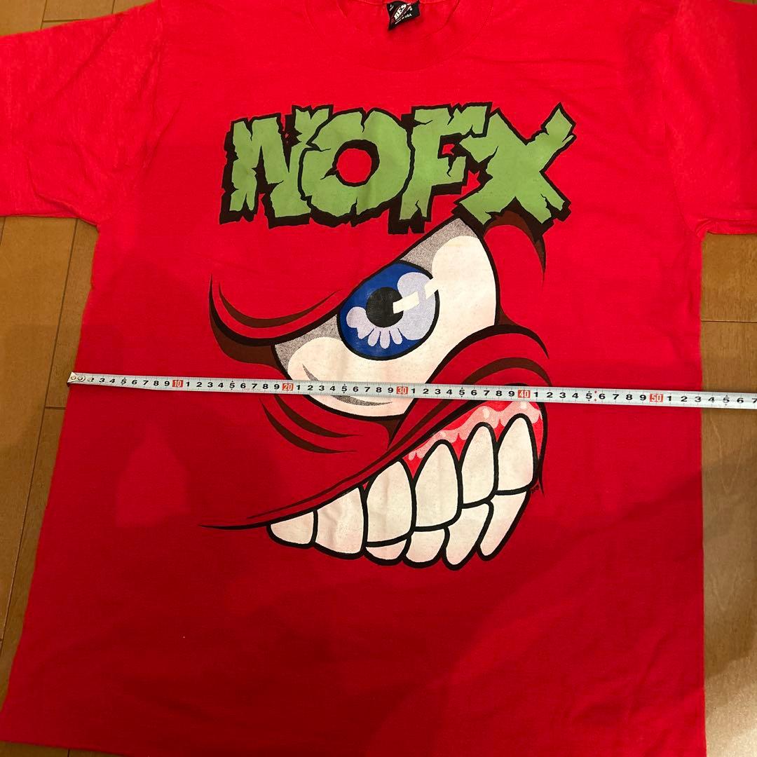 NOFX 赤 Tシャツ アートワーク　サイズL