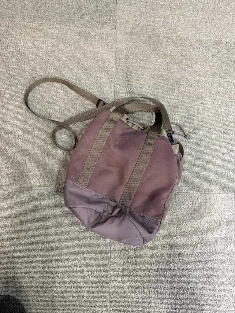 【極美品】ブリーフィング 2WAY 巾着バッグ ショルダーバッグ トートブラウン