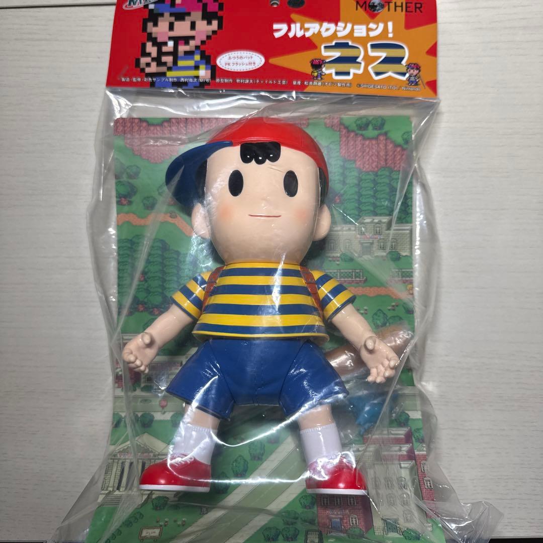 【未開封品】MOTHER2 ネス フルアクション ソフビフィギュア
