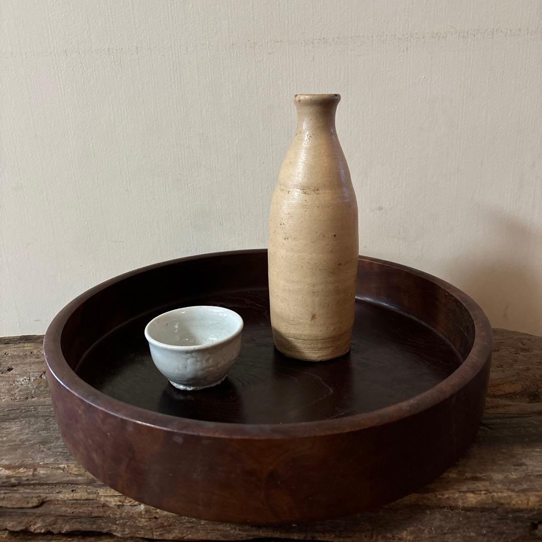 白丹波徳利　古美術　古道具　アンティーク　青山二郎　古陶磁　古民芸　酒器　李朝