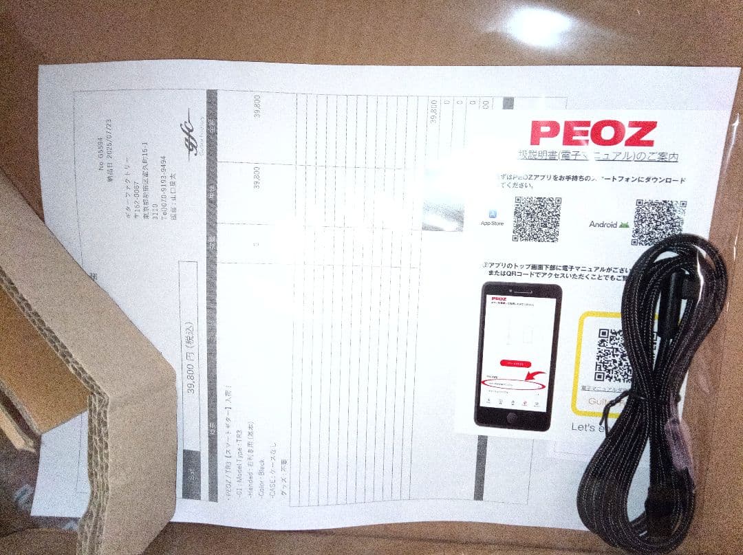 PEOZ TR3 スマートギター