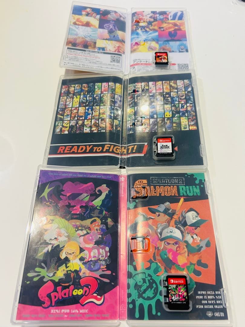 Nintendo Switch 本体 ピンク/パープル　ソフト付き