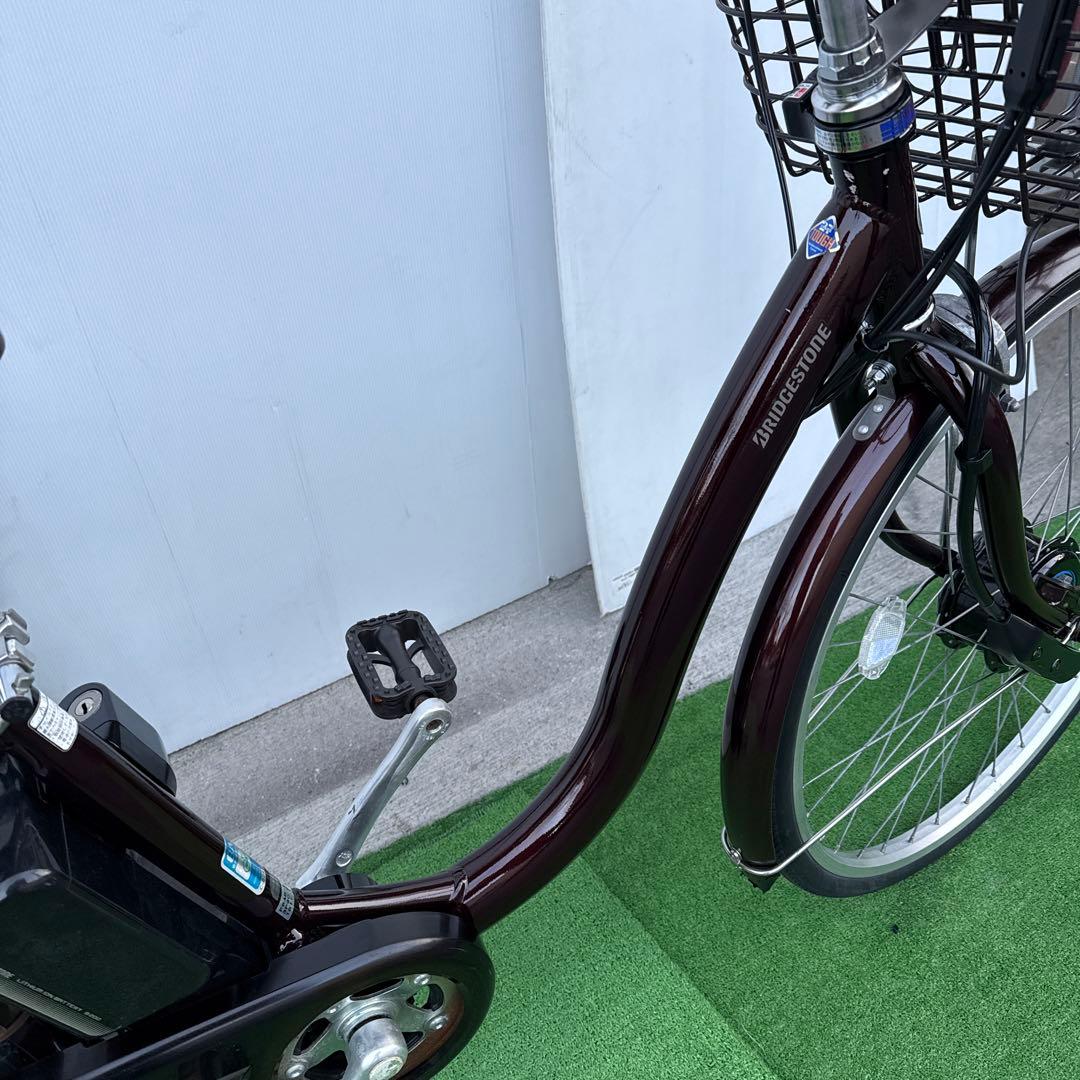 ブリヂストン アルベルト新型電動アシスト自転車26インチ ブラウン