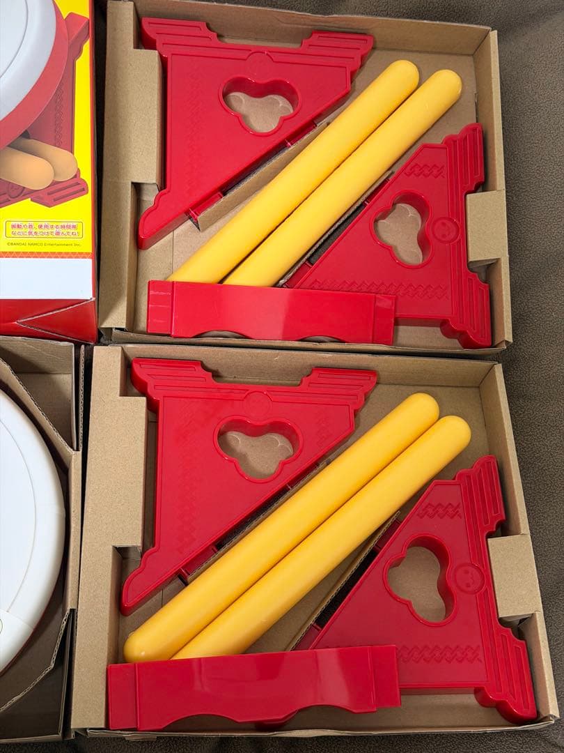 太鼓の達人ドンダフルフェスティバルSwitch 太鼓とバチ専用コントローラー2台