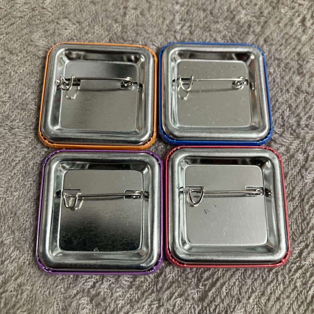 ヘタリア スクエア缶バッジ　イベント限定４種