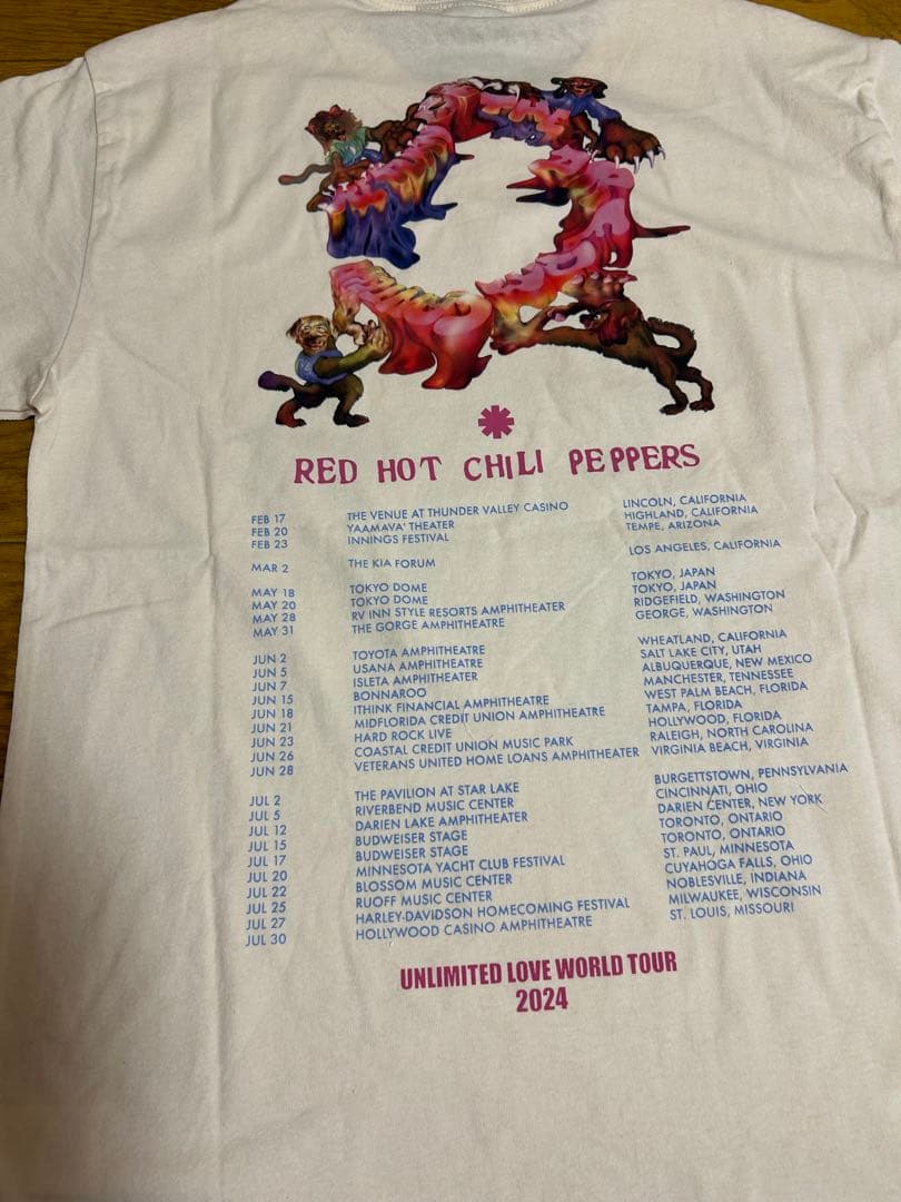未使用◇Red Hot Chili Peppers レッチリ Tシャツ　サイズS