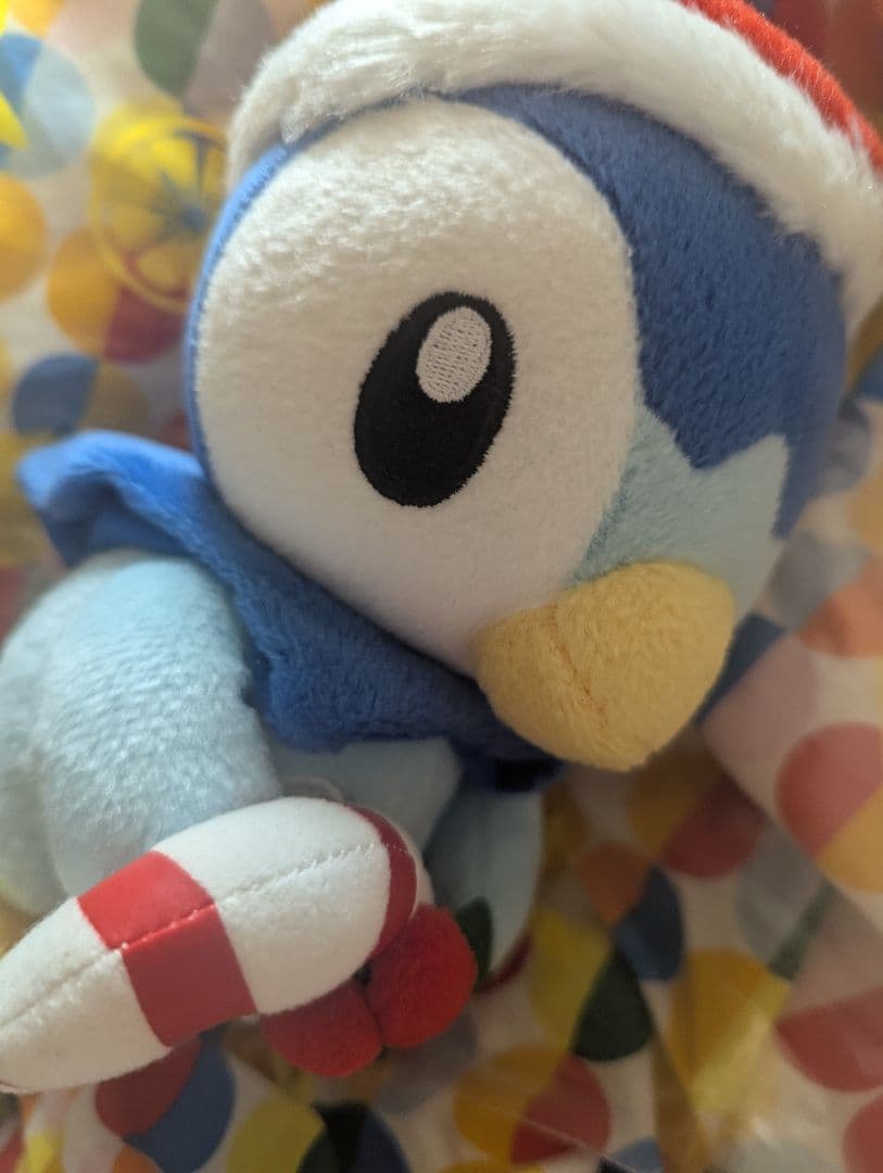 【希少品】ポッチャマ クリスマスぬいぐるみ ポケモンセンター　2007