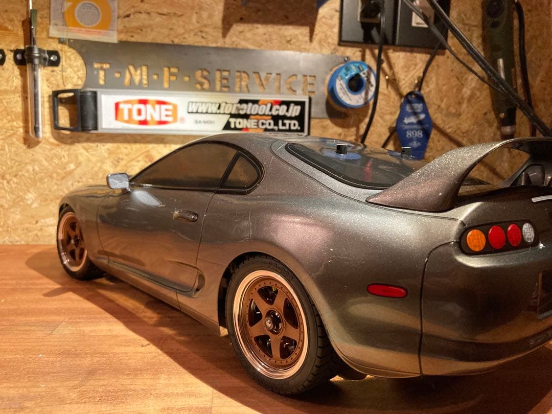 タミヤ BT-01 JZAスープラ　特注純正色塗装ボディー　後期専用設定色