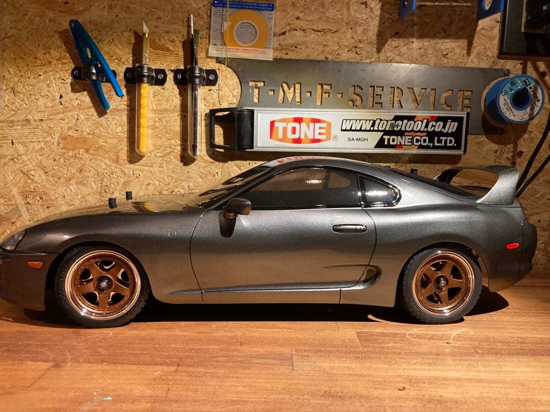 タミヤ BT-01 JZAスープラ　特注純正色塗装ボディー　後期専用設定色