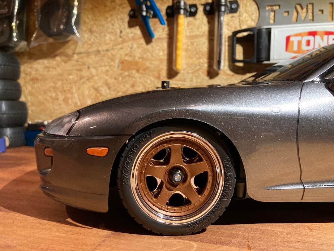 タミヤ BT-01 JZAスープラ　特注純正色塗装ボディー　後期専用設定色