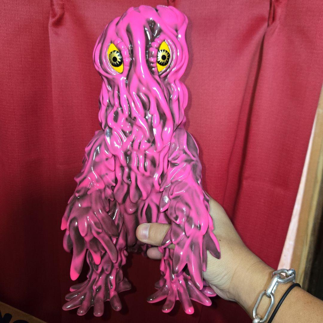 ヘドラ ソフビ マルサン ピンク