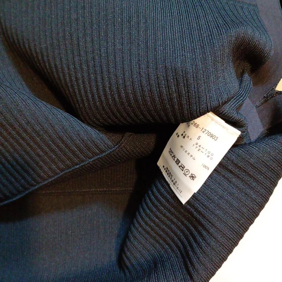 未使用！PGG 濃紺リブ編み セーターサイズL