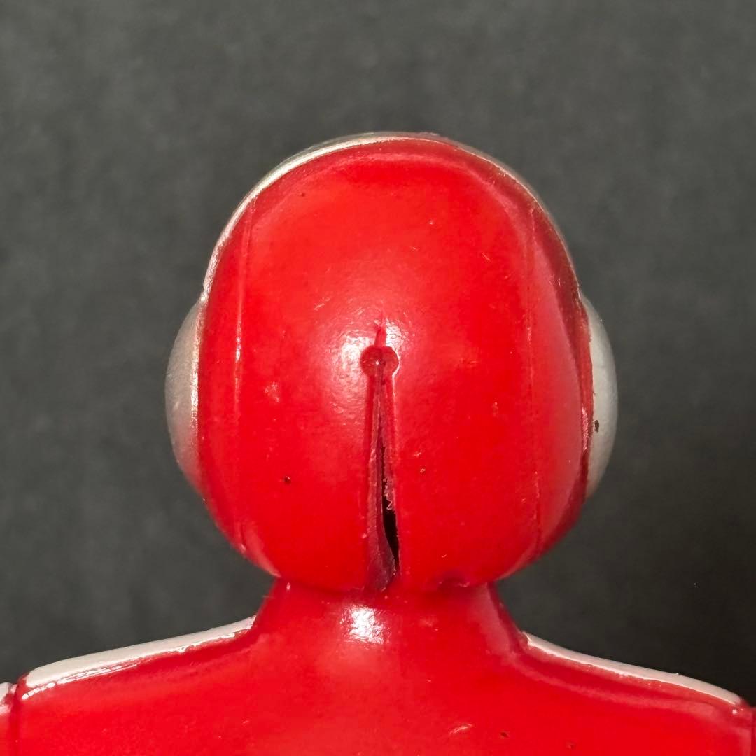 希少 バンダイ 超電子バイオマン バイオレッド 面取れソフビ