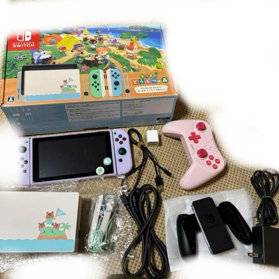 Nintendo Switch あつまれどうぶつの森Ver➕中古コントローラー付