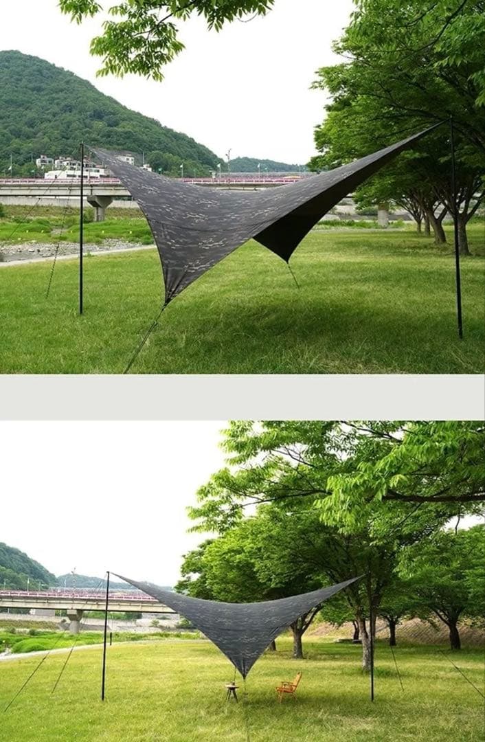 【URBAN FOREST】WINGBLACKMULTI CAM TARPセット