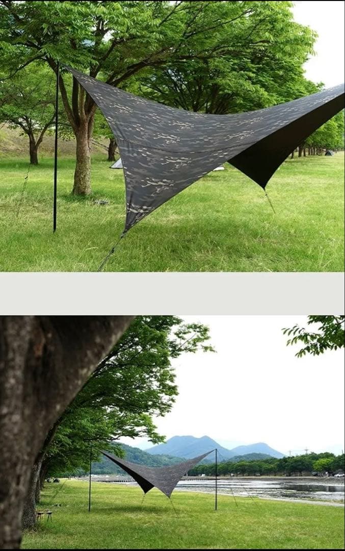 【URBAN FOREST】WINGBLACKMULTI CAM TARPセット