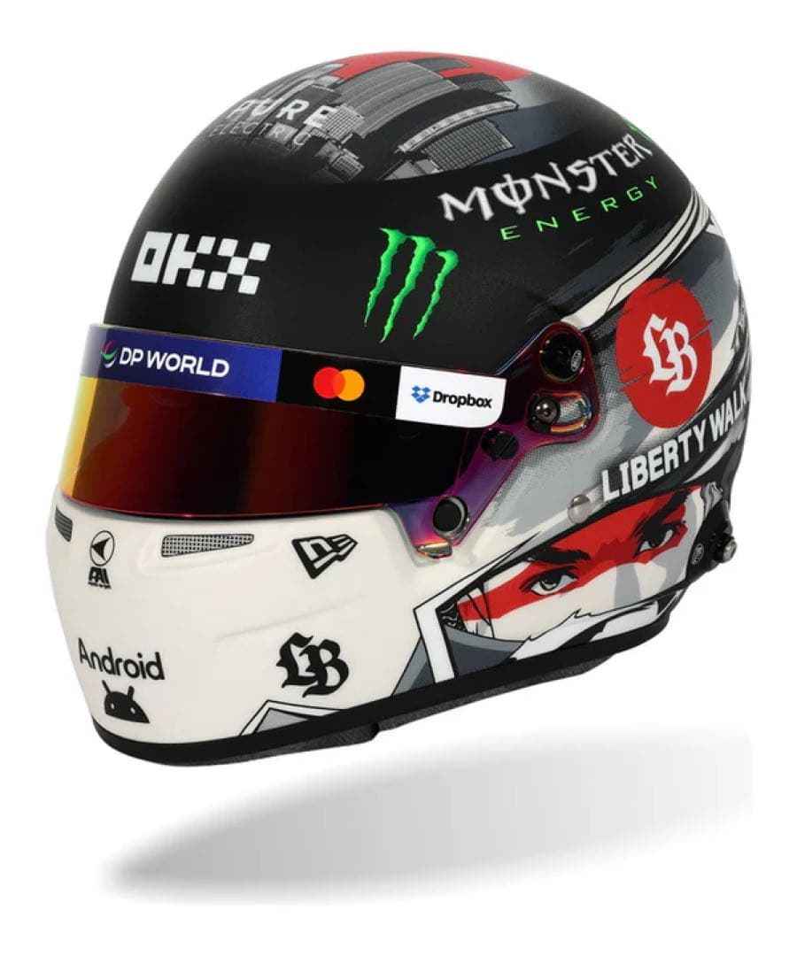 F1 ランド・ノリス　ヘルメット　1/2