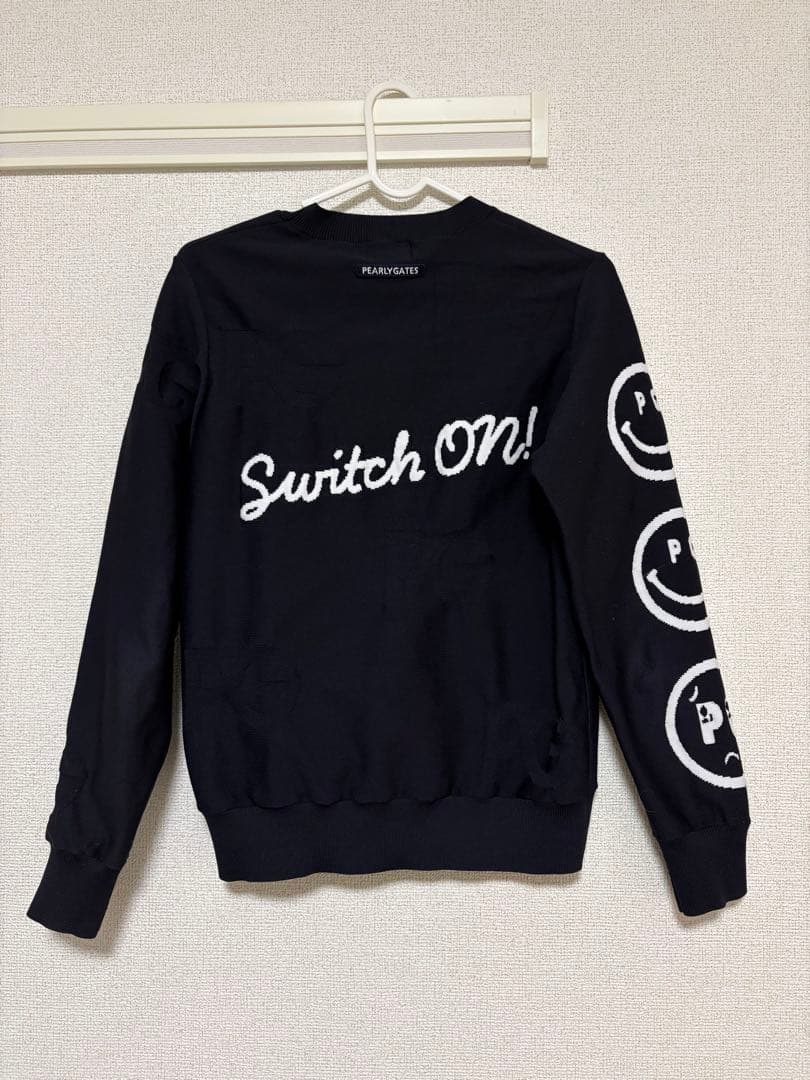 pearly gates パーリーゲイツ　ニコちゃん　ニット