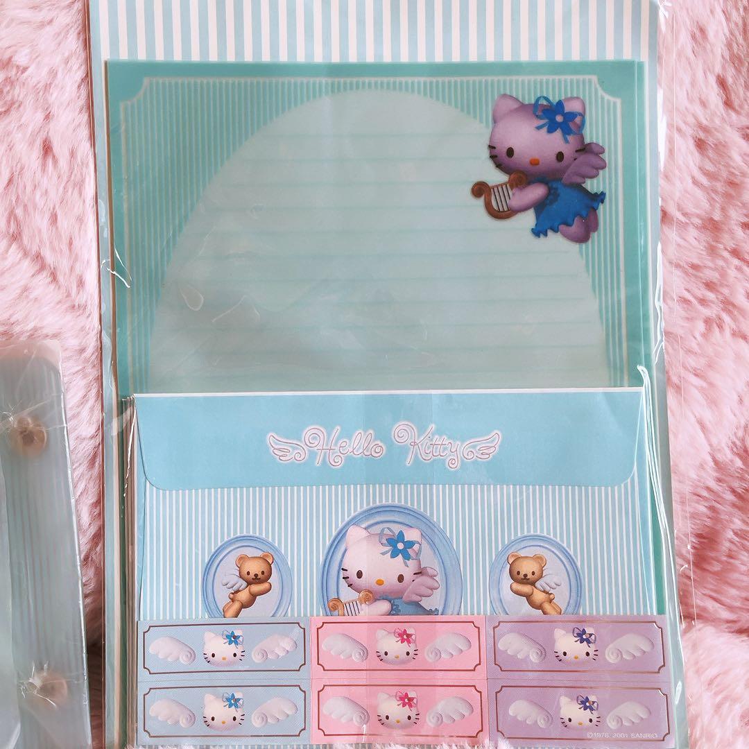 希少レア　ハローキティ　エンジェル　USA レターセット　アルバム　2001