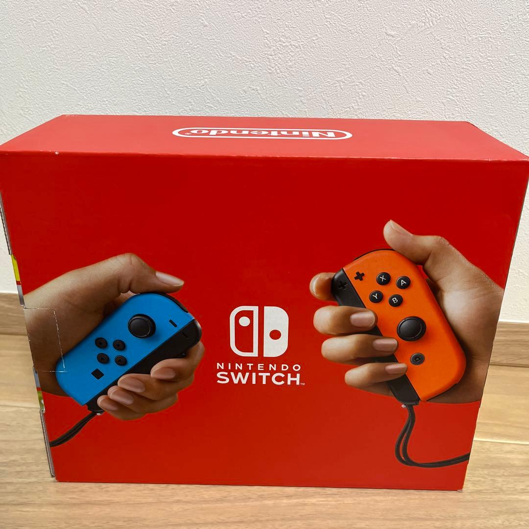 【美品】Nintendo Switch 本体 ネオンレッド/ネオンブルー付属品付