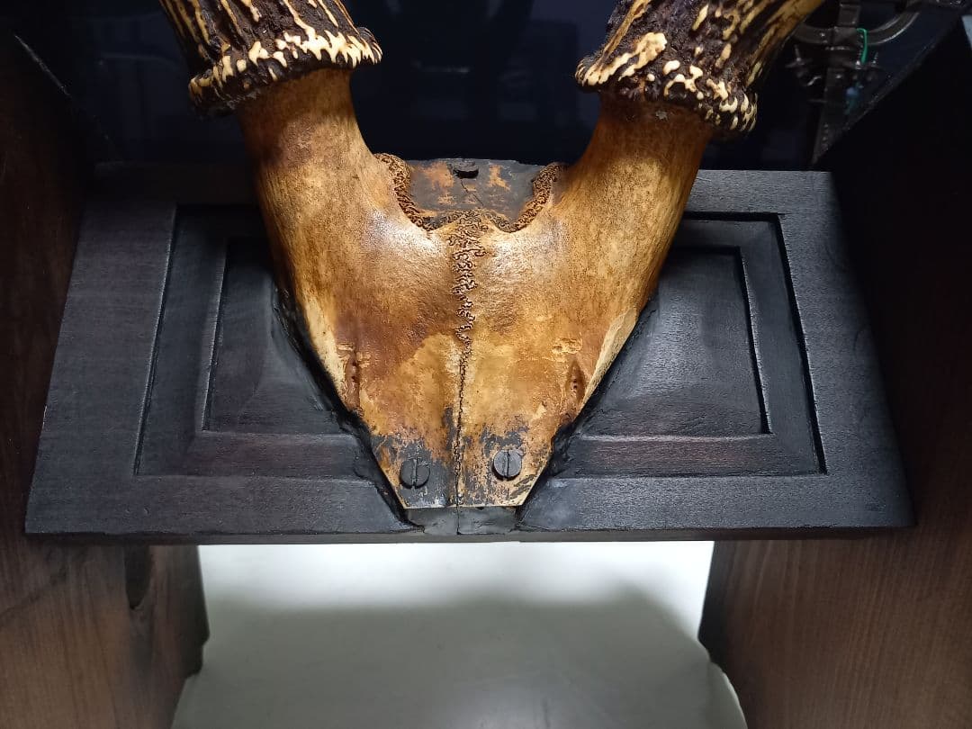 希少　アイヌ　民芸　楔　手彫り　ヴィンテージ　ハンティングトロフィー