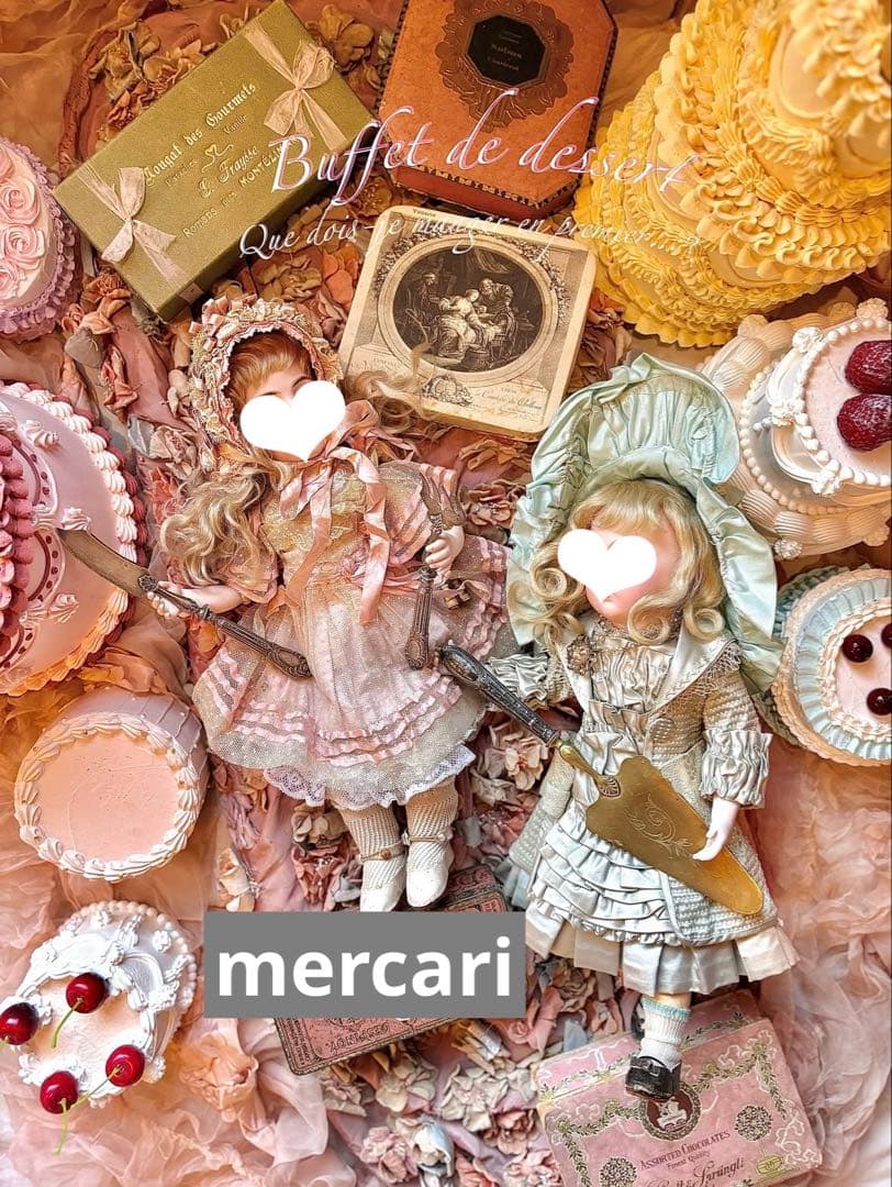 ★SALE★フランス アンティーク　稀少　布花　パニエ　クリノリン