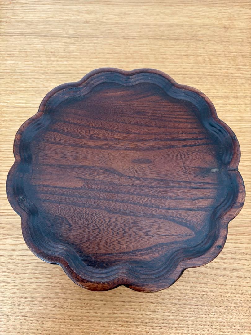 【残1点】韓国 アンティーク 骨董 李朝 ソバン お膳 花台 飾り台 ミニ 漆塗