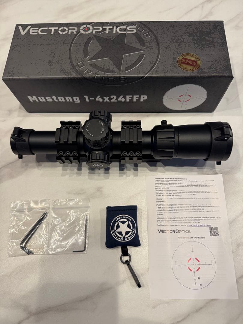 トイガン VECTOR OPTICS Mustang 1-4x24FFP