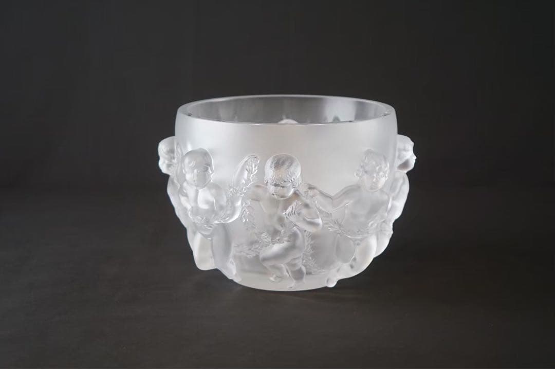 ルネ・ラリック「リュクサンブール」 花瓶 元箱あり R.LALIQUE