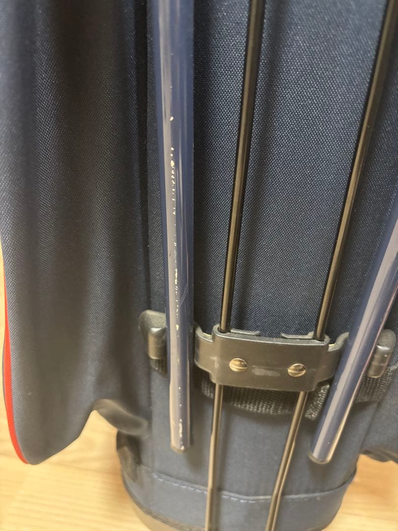 JACK BUNNY スタンドゴルフバッグ ネイビー レッド