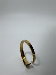 《美品/日本製18金》K18ゴールド オープンリング1.19g 11号