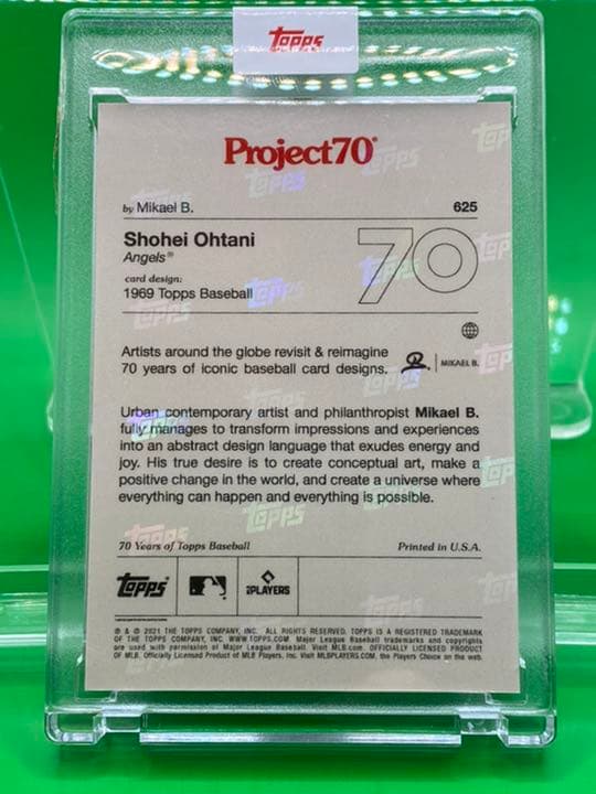大谷翔平ToppsProject70カード625-byMikael B