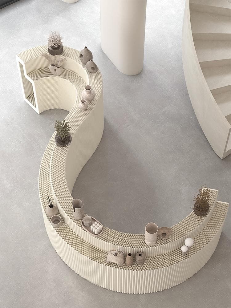 ペーパー陳列台 ディスプレイラック 長さ2-3ｍ高さ78㎝ 展示台 店舗用品