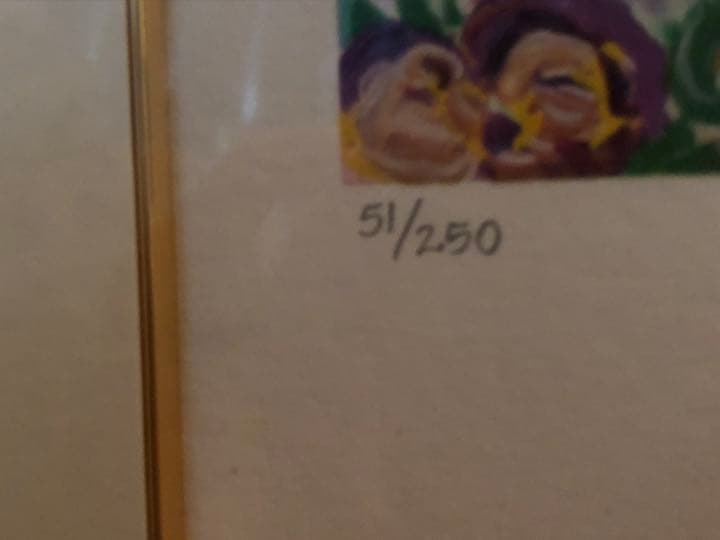 レスリーセイヤー シルクスクリーン インザガーデン