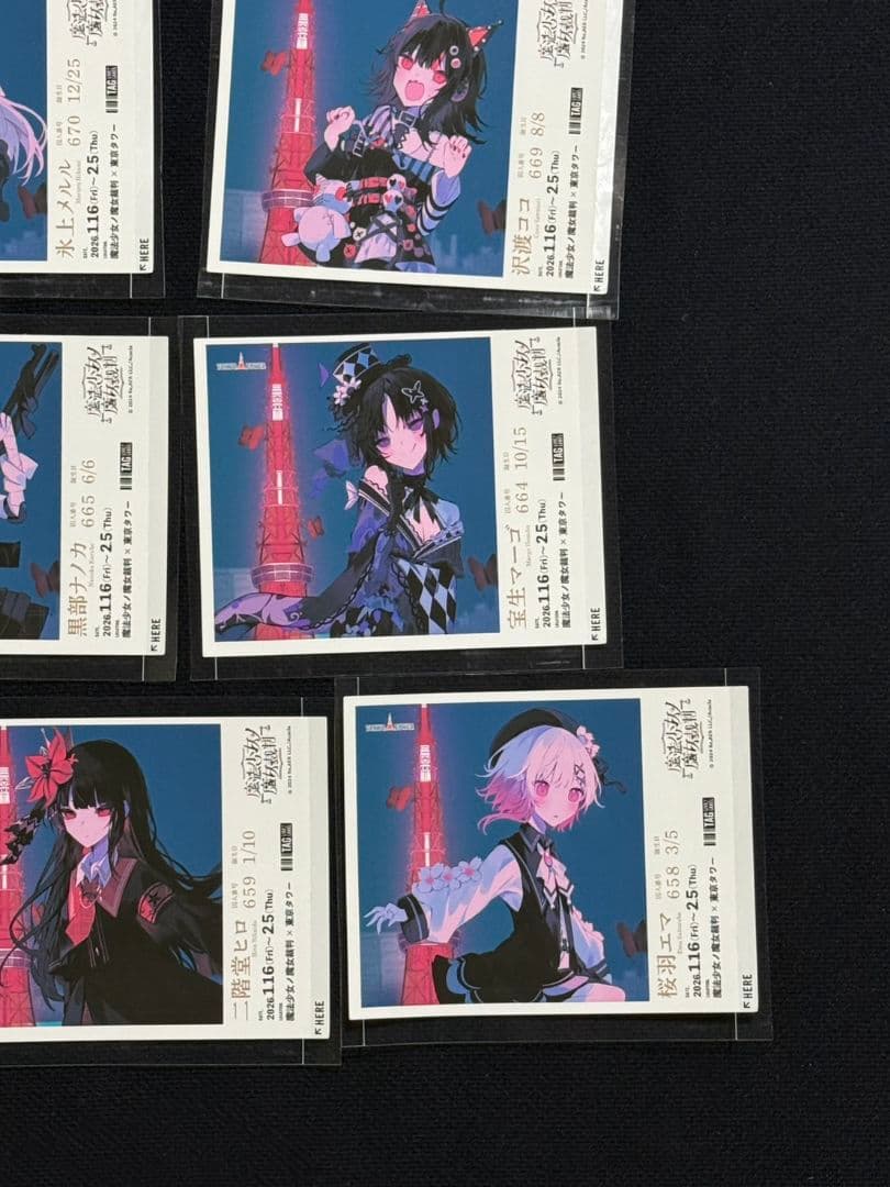 魔法少女ノ魔女裁判 オリジナルラベル缶 まのさば ステッカーセット 全21種