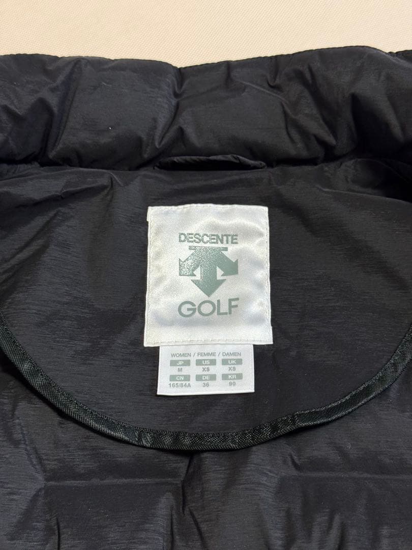 【新品未使用】デサント 中綿ベスト キルティング ブラック M