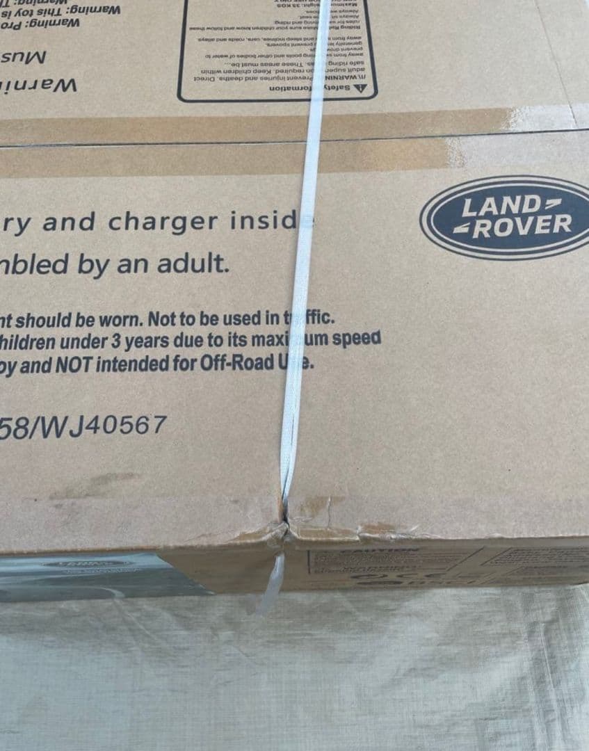 【ゆーや】レンジローバー SV ホワイト 乗用ラジコン