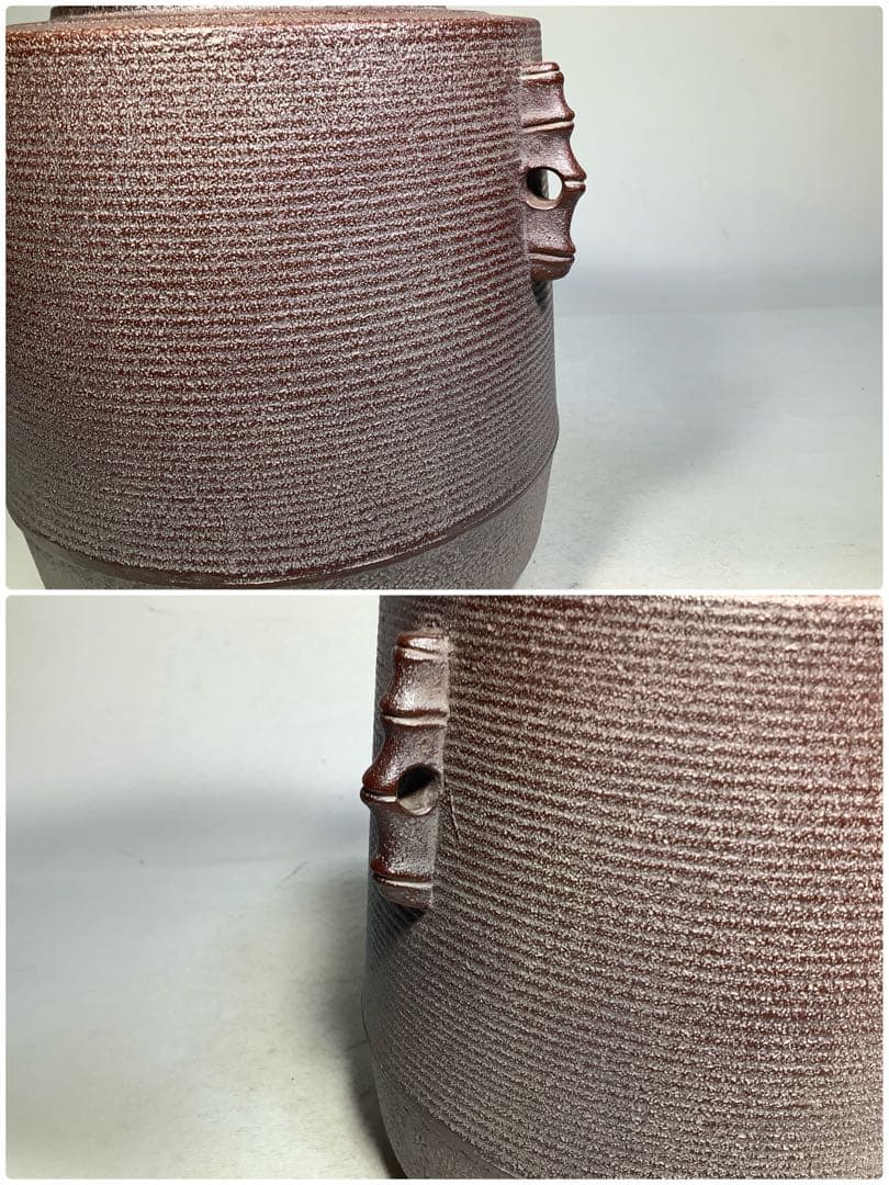 糸目筒釜　釜師　高橋敬典　茶道具　送料無料