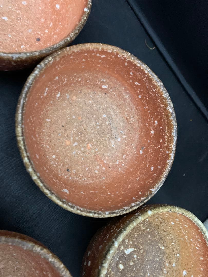 信楽焼　高橋春斎　小鉢　5客　栞共箱付