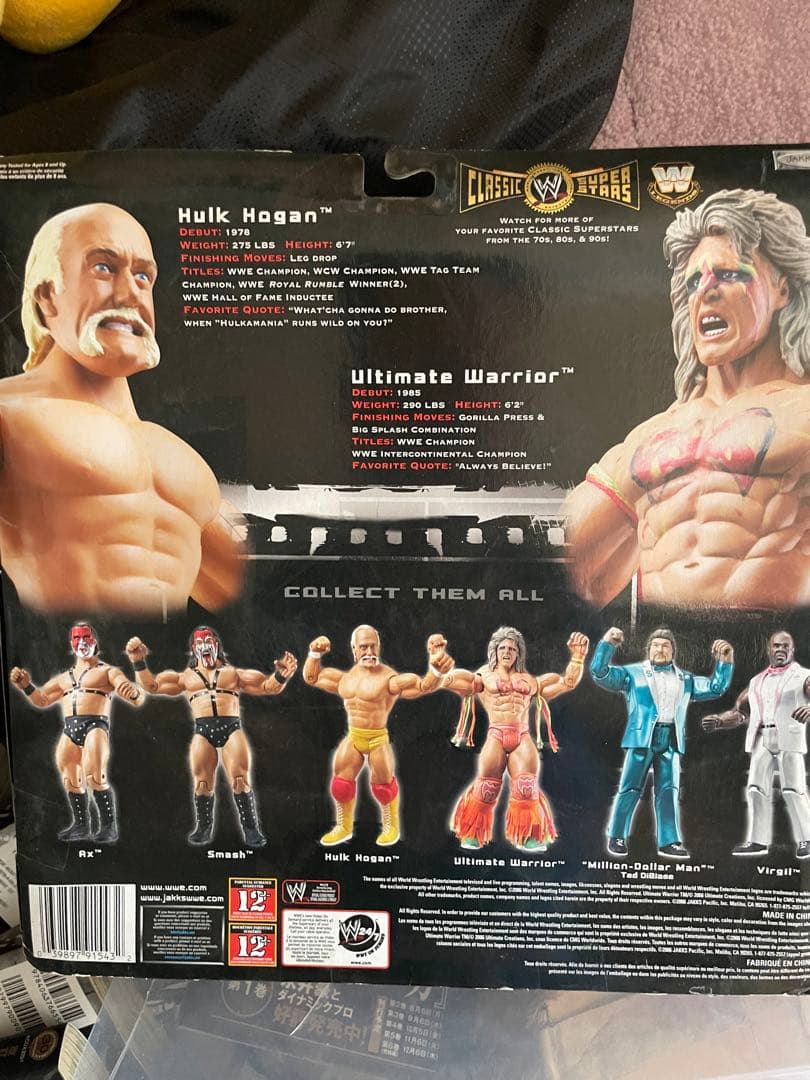 WWE クラシックスーパースターズ　ハルクホーガンvsアルティメットウォリアー