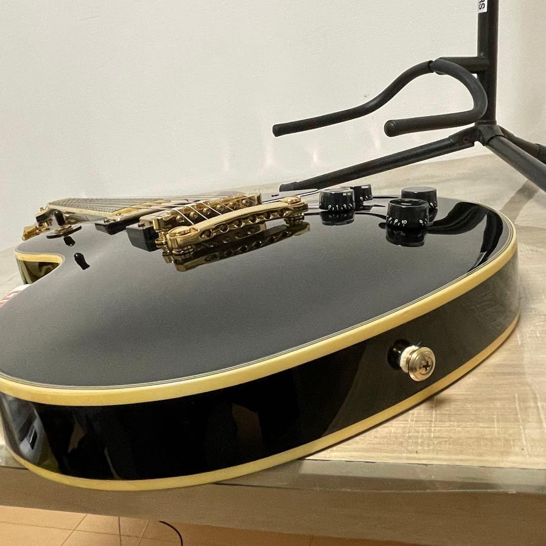 ★良品★ busker's エレキギター レスポールタイプ 黒 BLC300