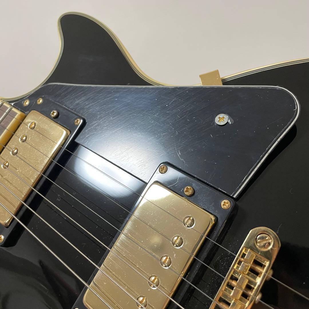 ★良品★ busker's エレキギター レスポールタイプ 黒 BLC300