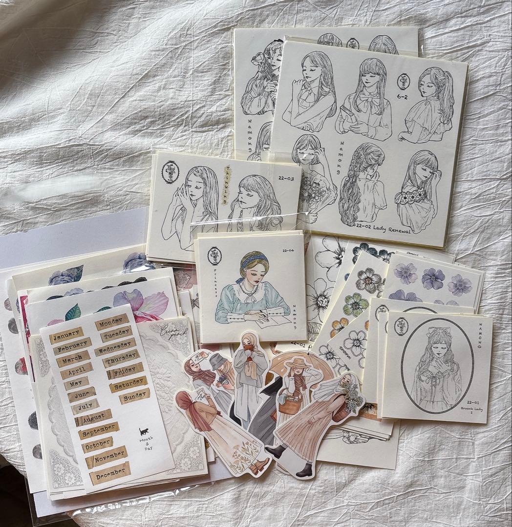 コラージュ素材　まとめ売り　140サイズ