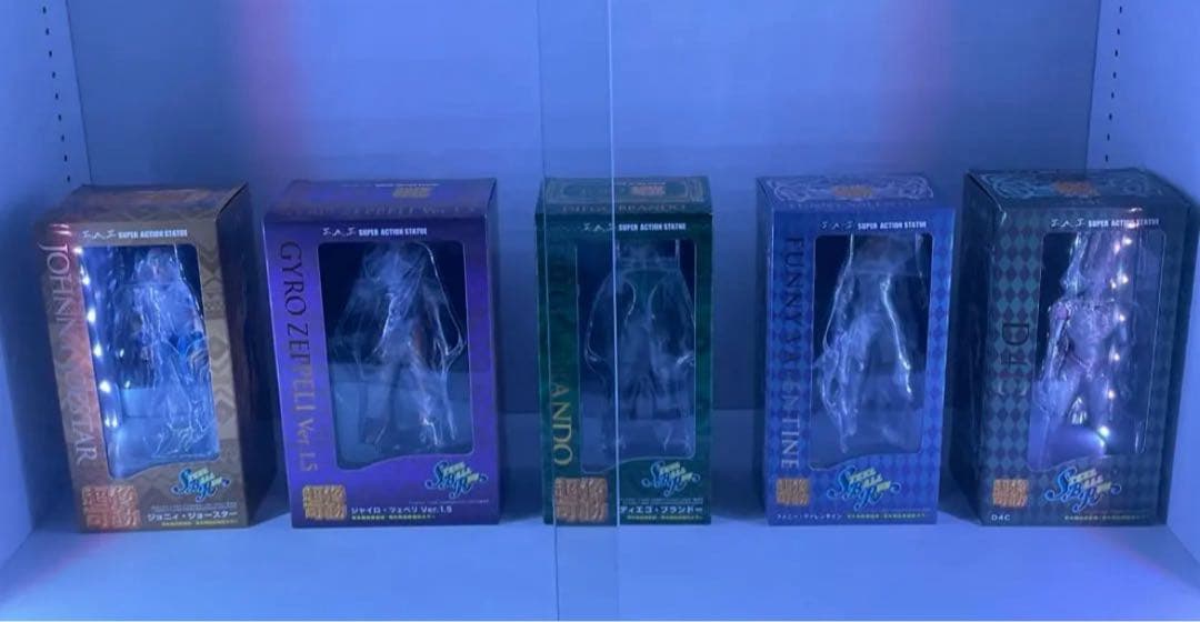 ジョジョの奇妙な冒険 超像可動 SBR 5種＋一番くじ ワーコレ 2種 セット