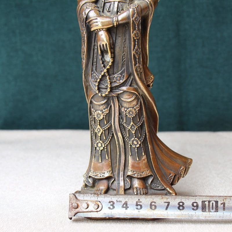 地蔵 菩薩 観音彩衣仏像 銅製 仏像 彫刻 開運 風水 置物